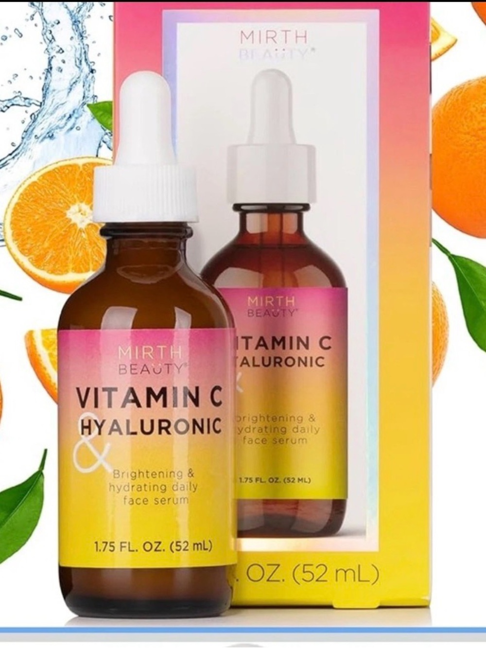 Vitamin C & Hyaluronic Serum - Pink/Yellow